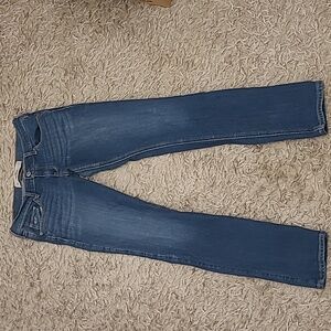 Hollister skinny very low rise jeans dark blue W27 L31